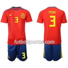 Camisetas España PIDUE 3 Niño Primera Equipacion 2019